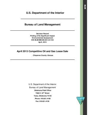 BLM Seeks Public Comment for May 2025 Oil and Gas Lease .